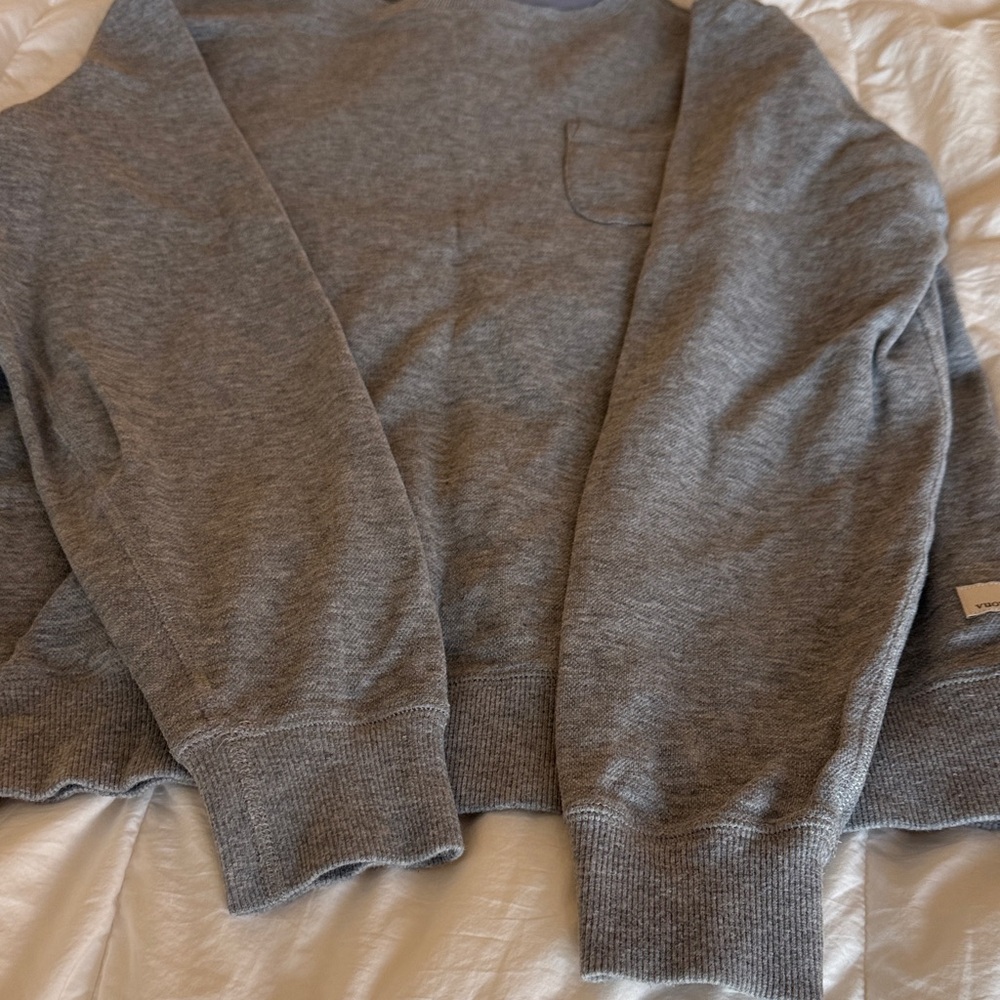 Vuori Jeffreys Pullover Gray Long Sleeve Top - Picture 10 of 15